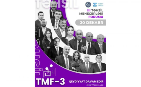 Bakıda III Təhsil Menecerləri Forumu keçiriləcək 