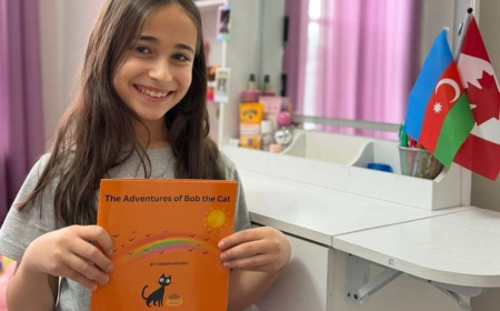 ABŞ-nin məşhur nəşriyyatı azərbaycanlı şagirdin kitabını çap edib