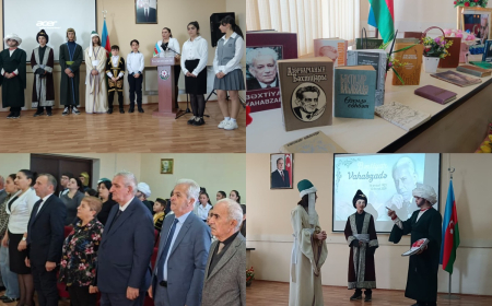Bəxtiyar Vahabzadənin 100 illiyinə həsr olunmuş tədbir keçirilib 