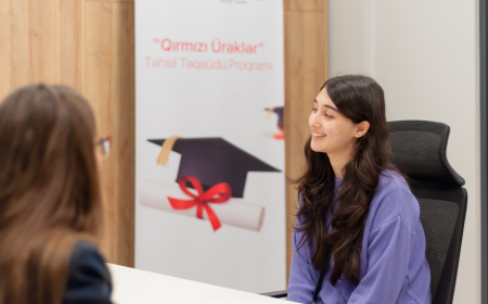 “Qırmızı Ürəklər” təqaüd proqramının müsahibə mərhələsi yekunlaşıb 