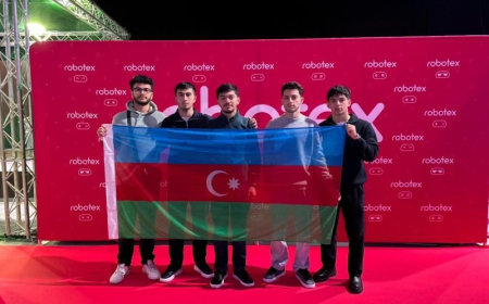 UNEC tələbələri “Robotex International 2025” yarışında ölkədə 1-ci, dünyada 5-ci olublar 