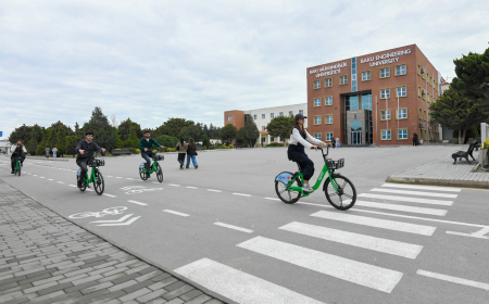 BMU kampusunda velosiped infrastrukturu istifadəyə verilib 