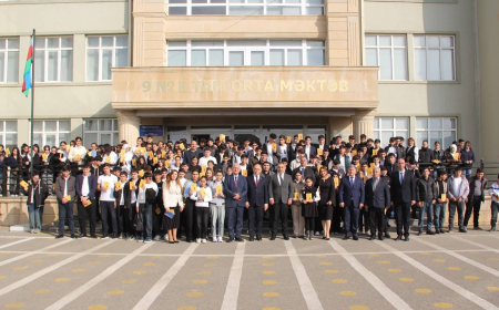 Cəlilabadda müəllim və şagirdlərlə görüş keçirilib