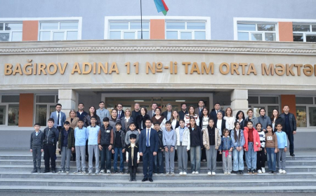 Şirvan məktəblilərinin badminton idman növünə marağı artırılır  