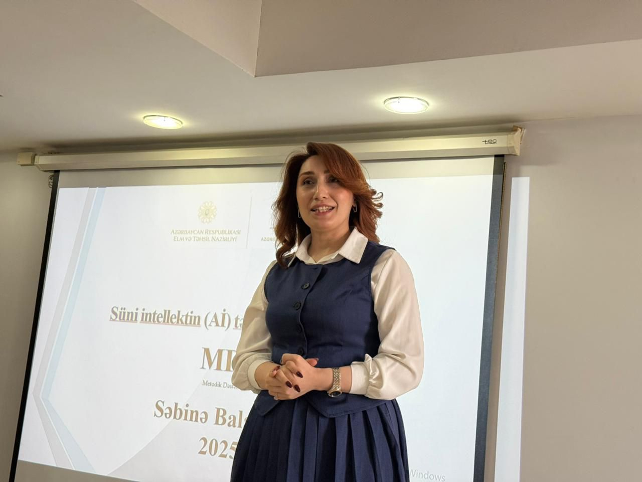 Müasir müəllimin yeni bacarıqları mövzusunda təlim keçirilib 