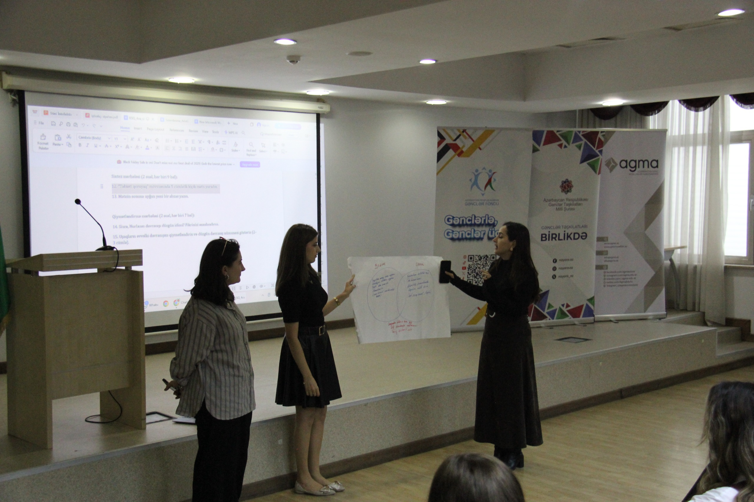 Müasir müəllimin yeni bacarıqları mövzusunda təlim keçirilib 