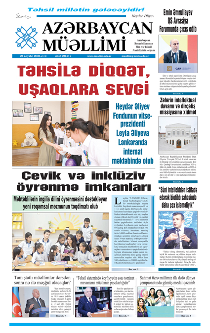 29 noyabr 2025-ci il, №45 (9151) 