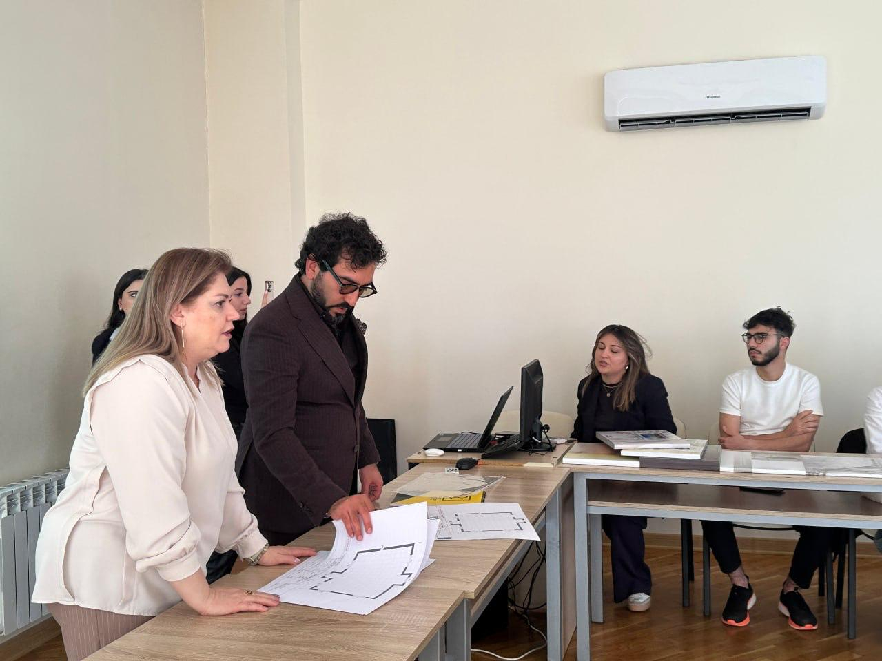 AzMİU-da azmərtəbəli binalar üzrə master-klas keçilib