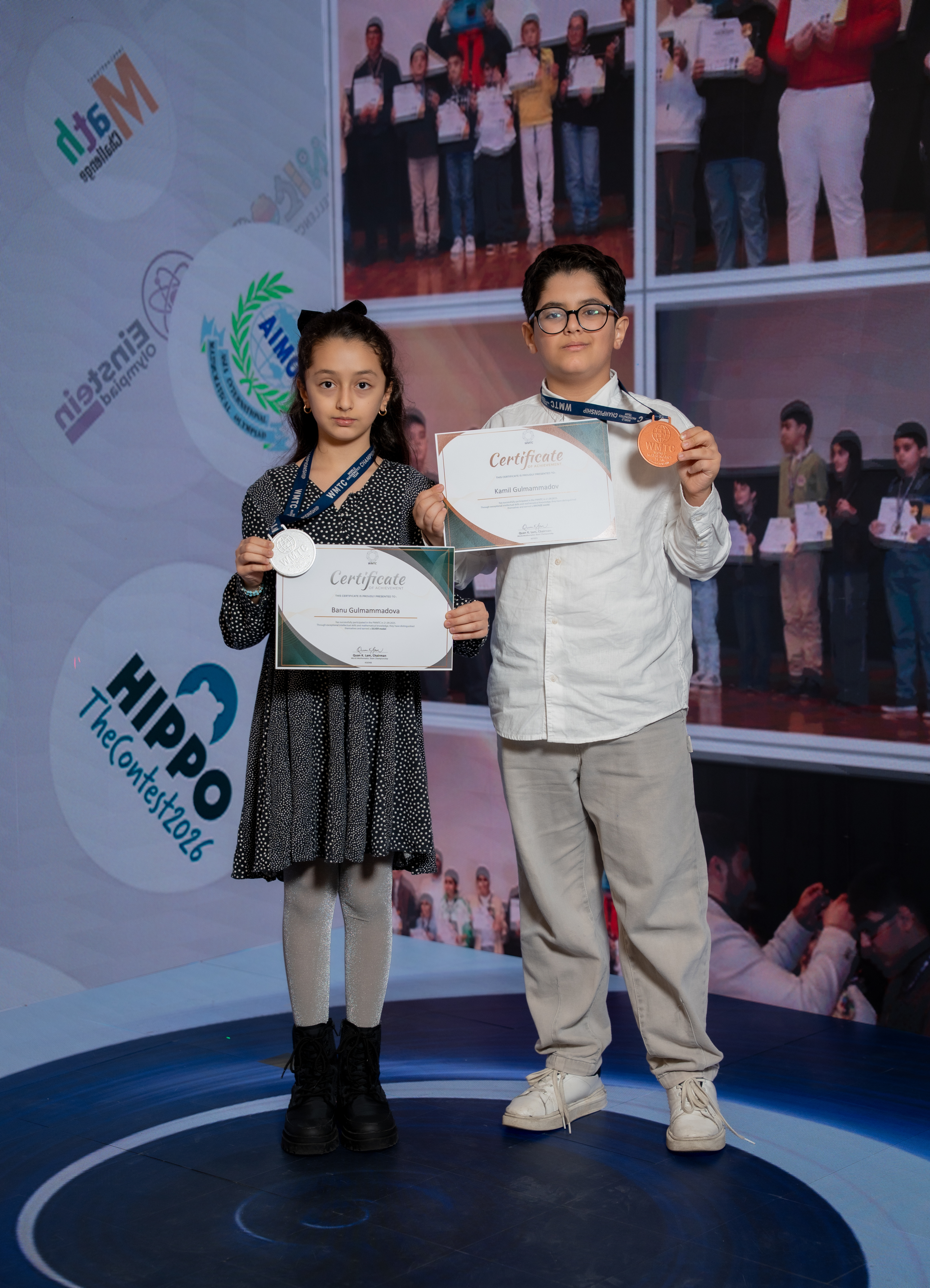 Beynəlxalq yarışların ölkə mərhələsində uğur qazanan şagirdləri mükafatlandırıldı