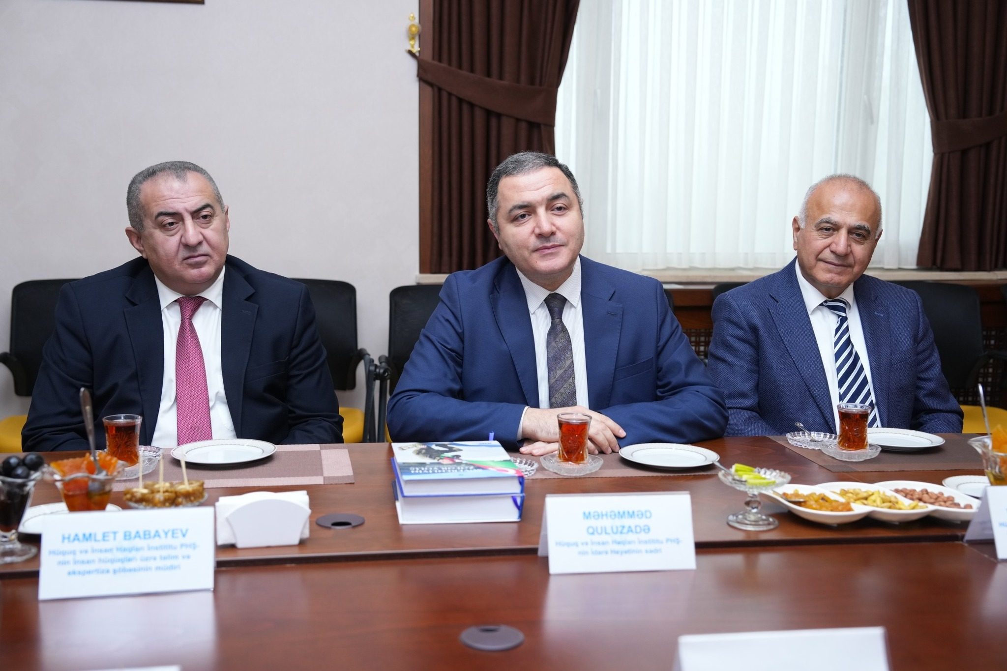 NDU ilə Hüquq və İnsan Haqları İnstitutu arasında görüş keçirilib