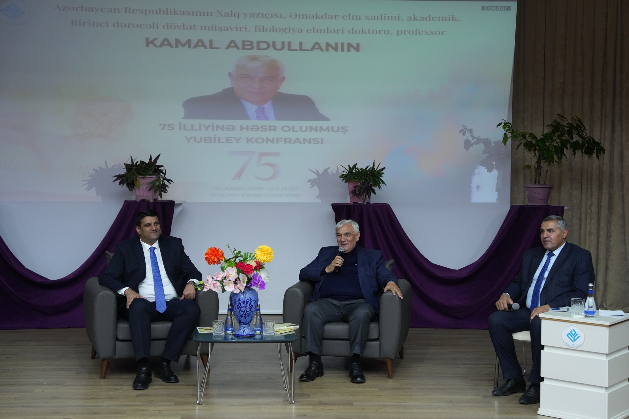 NDU-da Kamal Abdullanın 75 illik yubileyi qeyd olunub