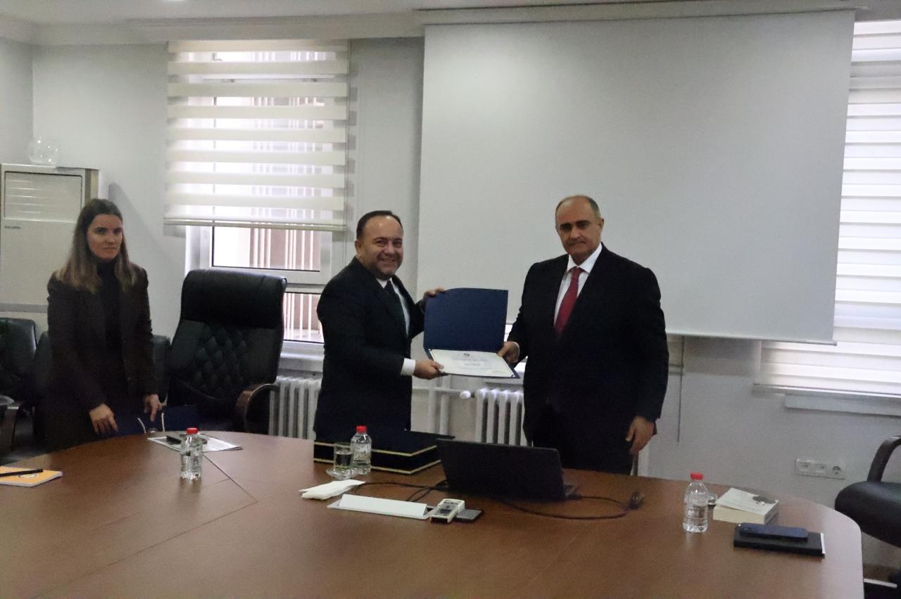 BSU-nun rektoru Marmara Universitetində mühazirə ilə çıxış edib 