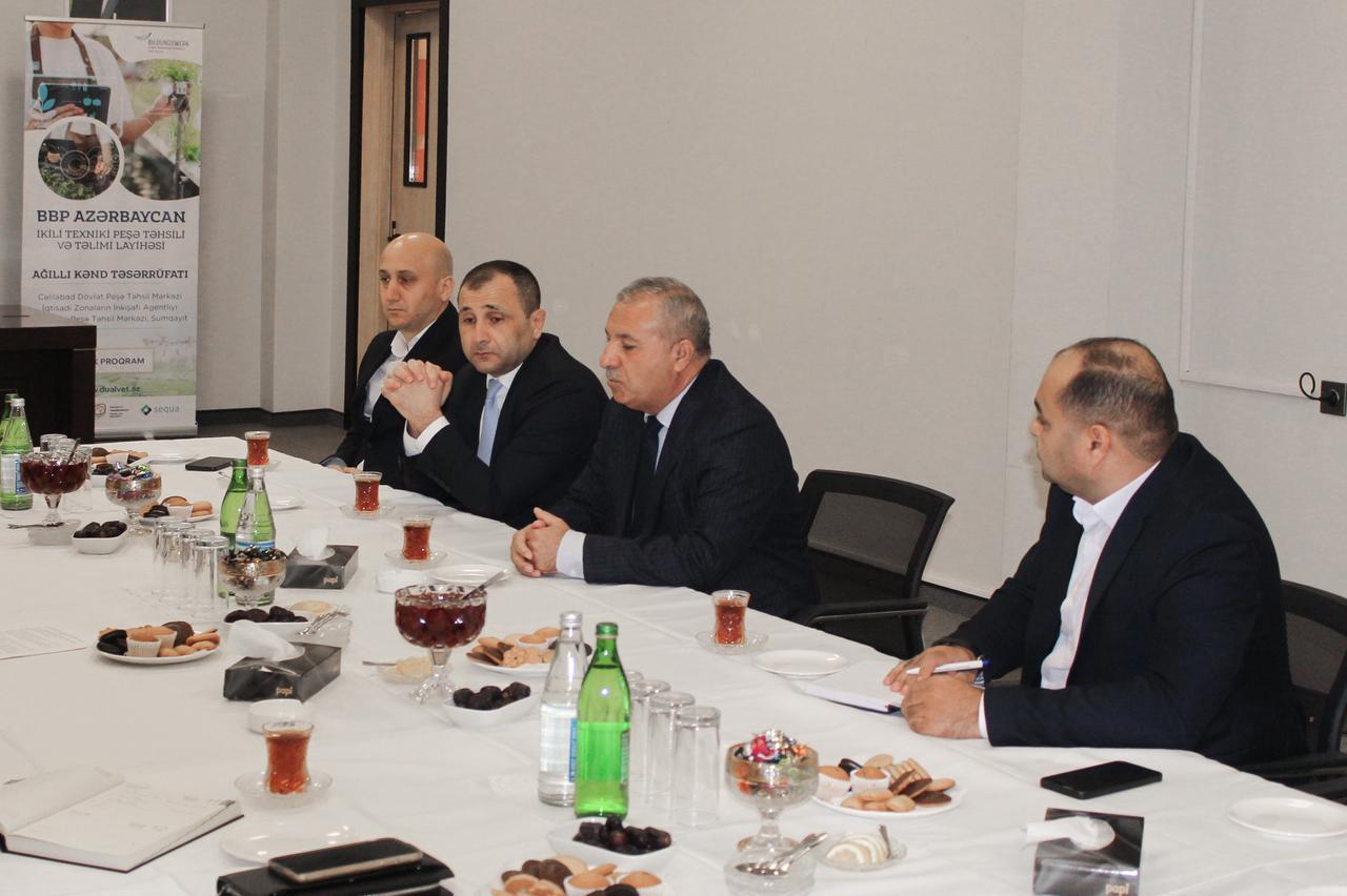 Cəlilabad Peşə Təhsil Mərkəzində aqrar sahə əməkdaşlığı müzakirə olunub