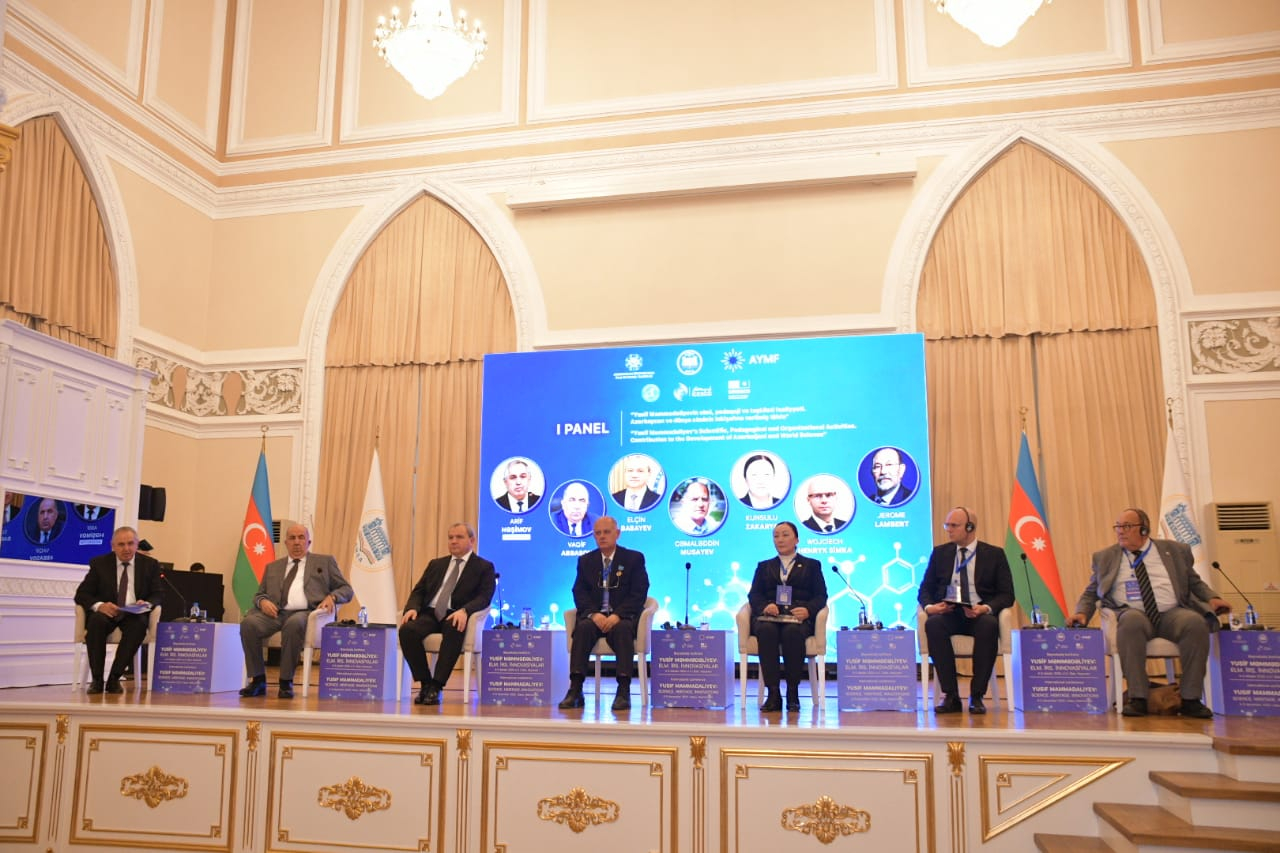 “Yusif Məmmədəliyev: Elm. İrs. İnnovasiyalar” adlı beynəlxalq konfransın ilk günü yekunlaşıb