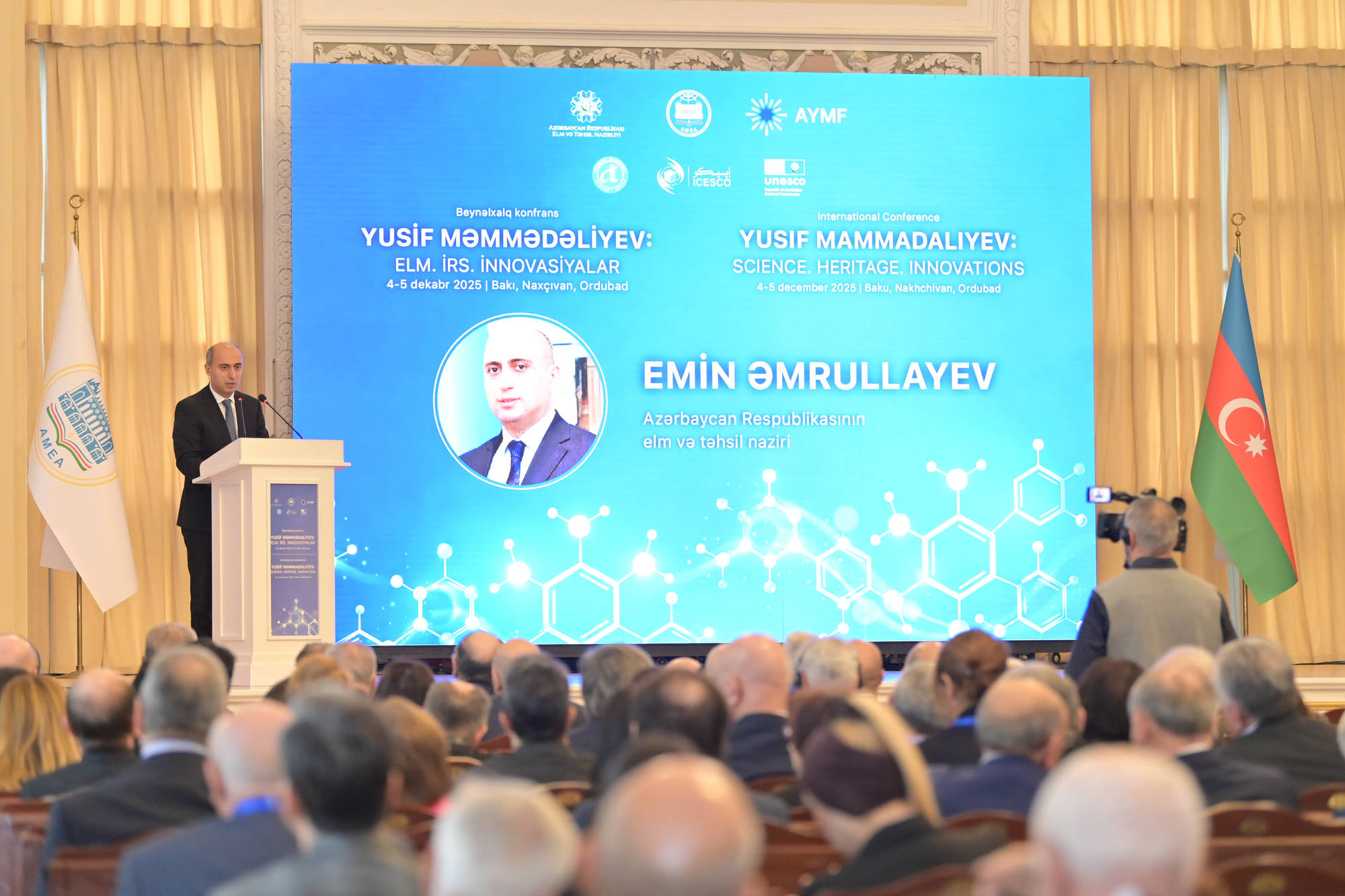 “Yusif Məmmədəliyev: Elm. İrs. İnnovasiyalar” adlı beynəlxalq konfransın ilk günü yekunlaşıb