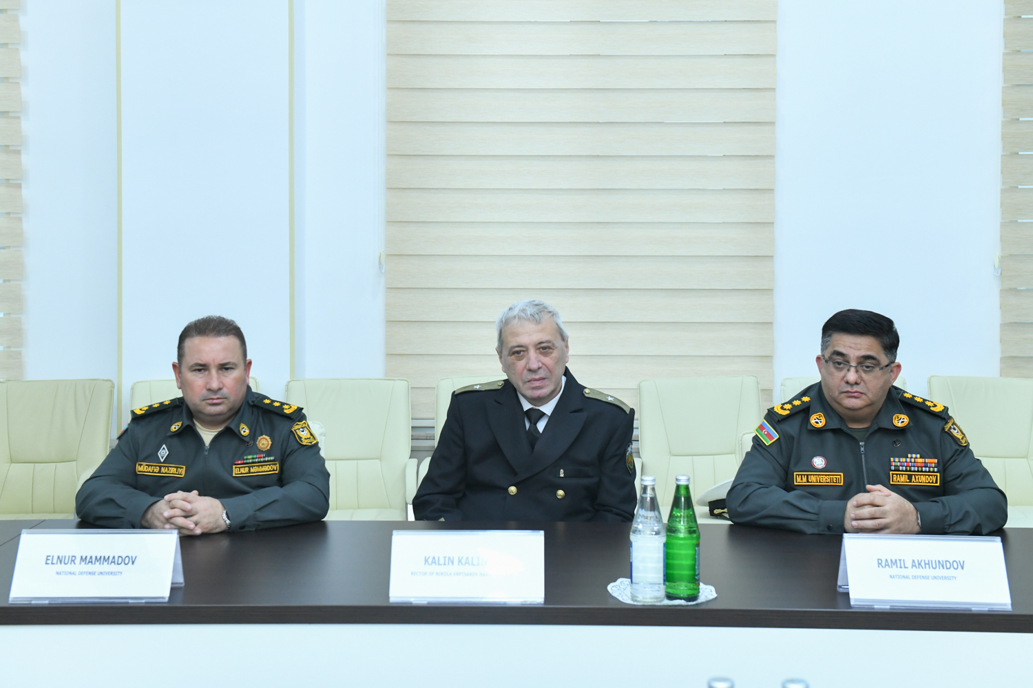 BMU ilə Bolqarıstanın Hərbi Dəniz Akademiyası arasında əməkdaşlıq müzakirə olunub