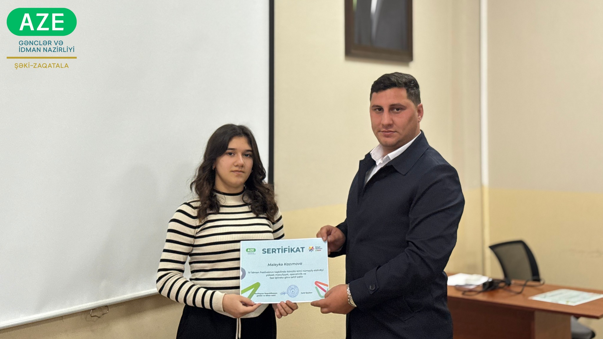 Qəbələ Peşə Mərkəzində  "dəyirmi masa" təşkil olunub