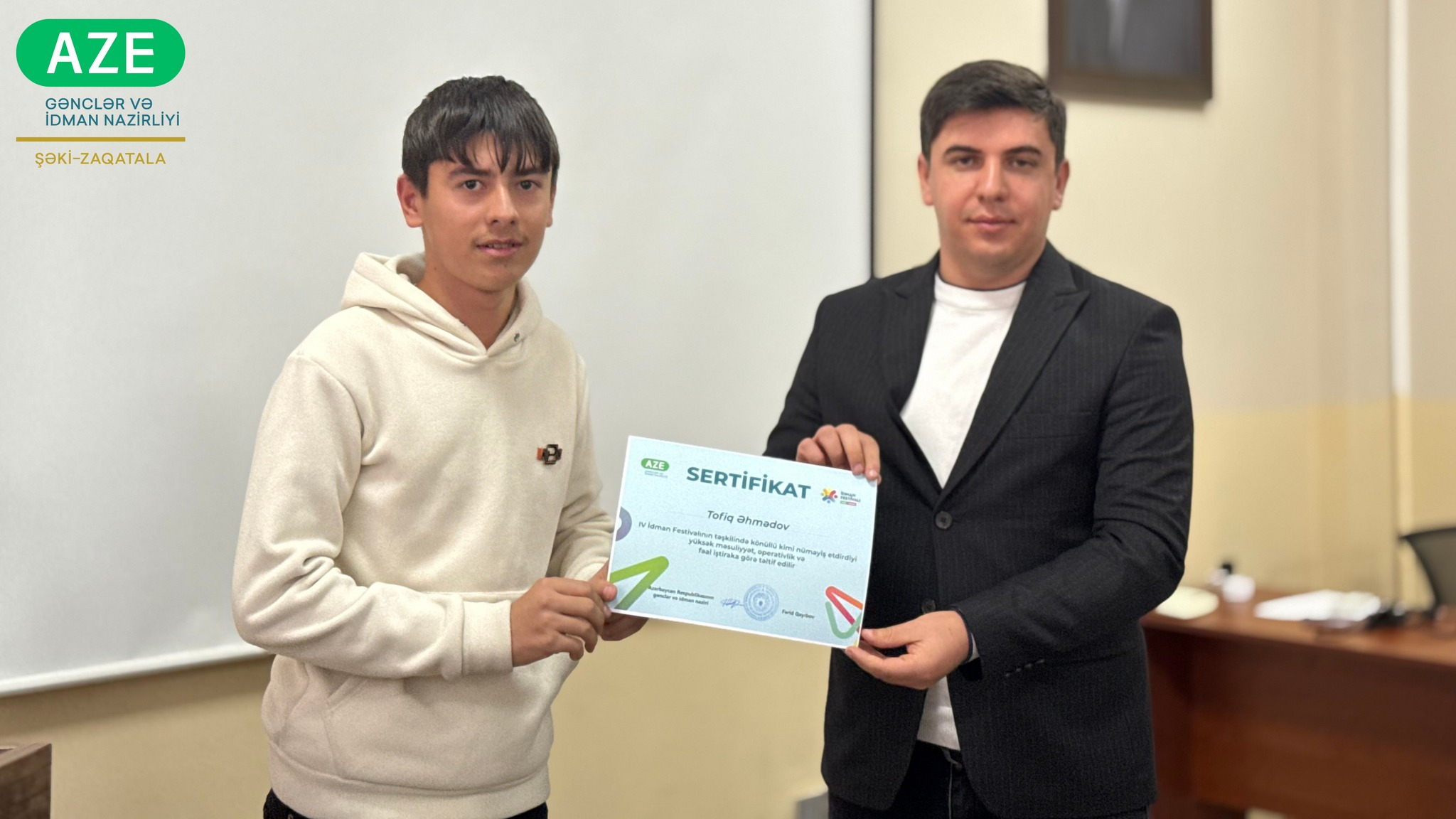 Qəbələ Peşə Mərkəzində  "dəyirmi masa" təşkil olunub