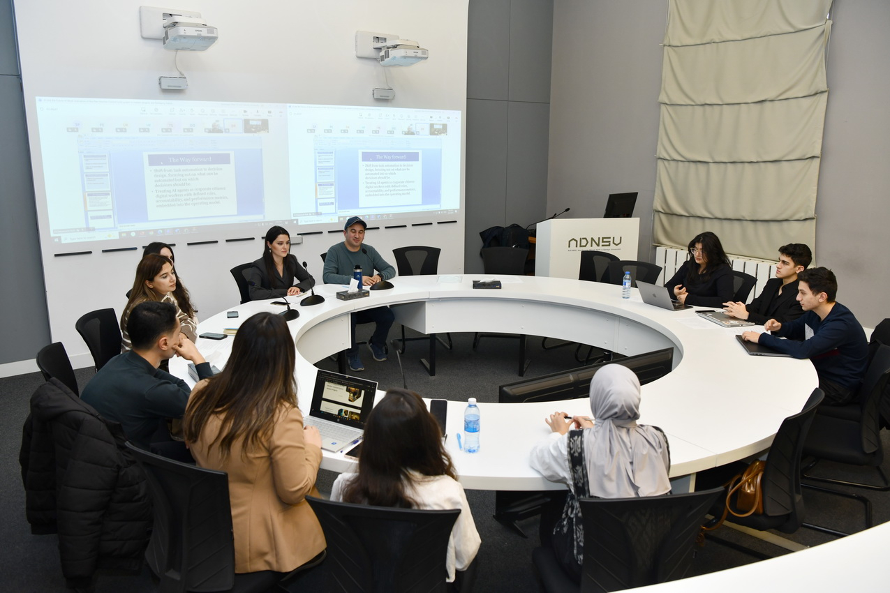 ADNSU-da süni intellektə həsr olunmuş veb-seminar keçirilib