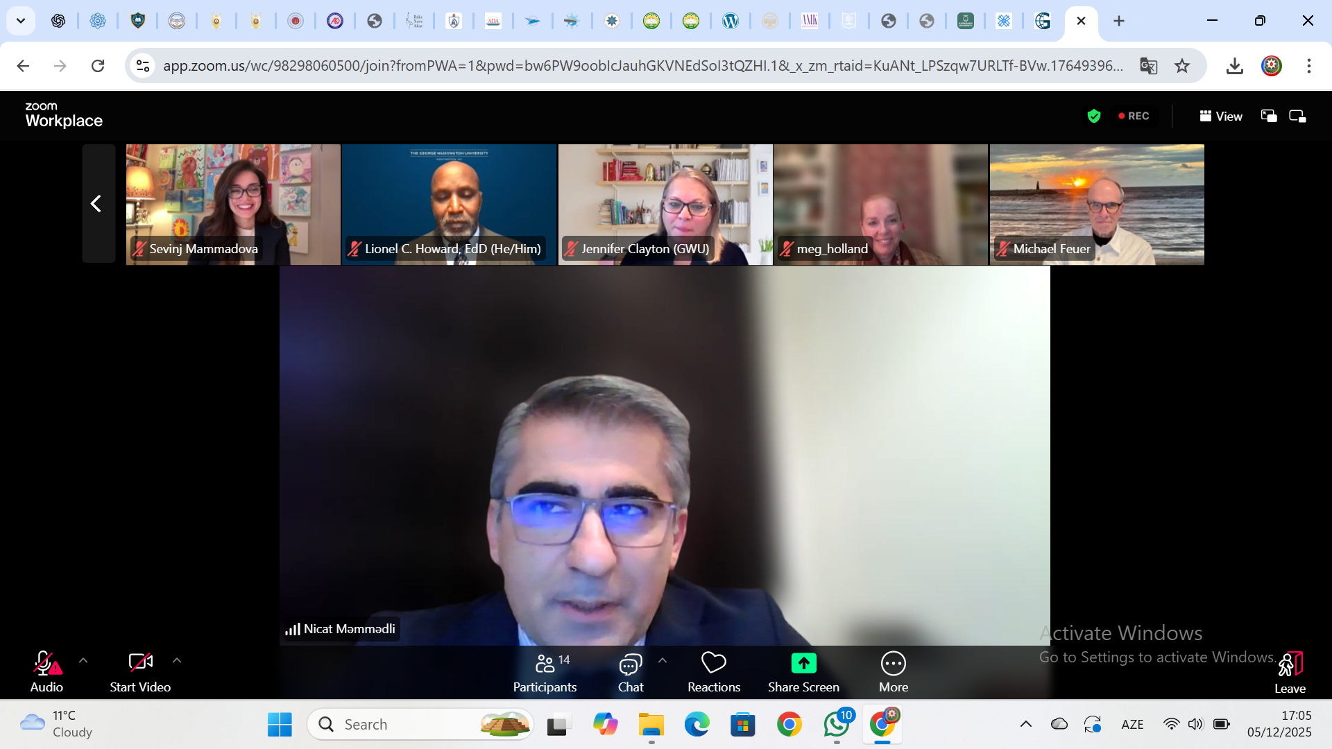 ADPU Corc Vaşinqton Universiteti ilə əməkdaşlığını 2030-cu ilə qədər davam etdirəcək