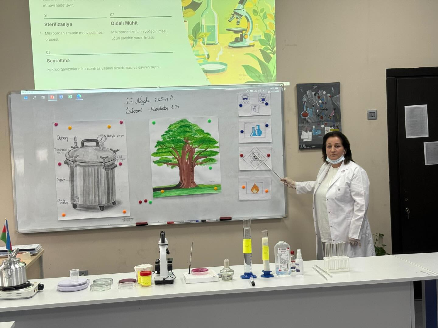 Qəbələ Dövlət Peşə Təhsil Mərkəzində "açıq dərs" keçirilib