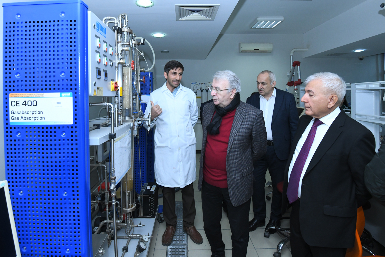 BMU-da dünyaşöhrətli alim Məsud Əfəndiyevlə görüş keçirilib