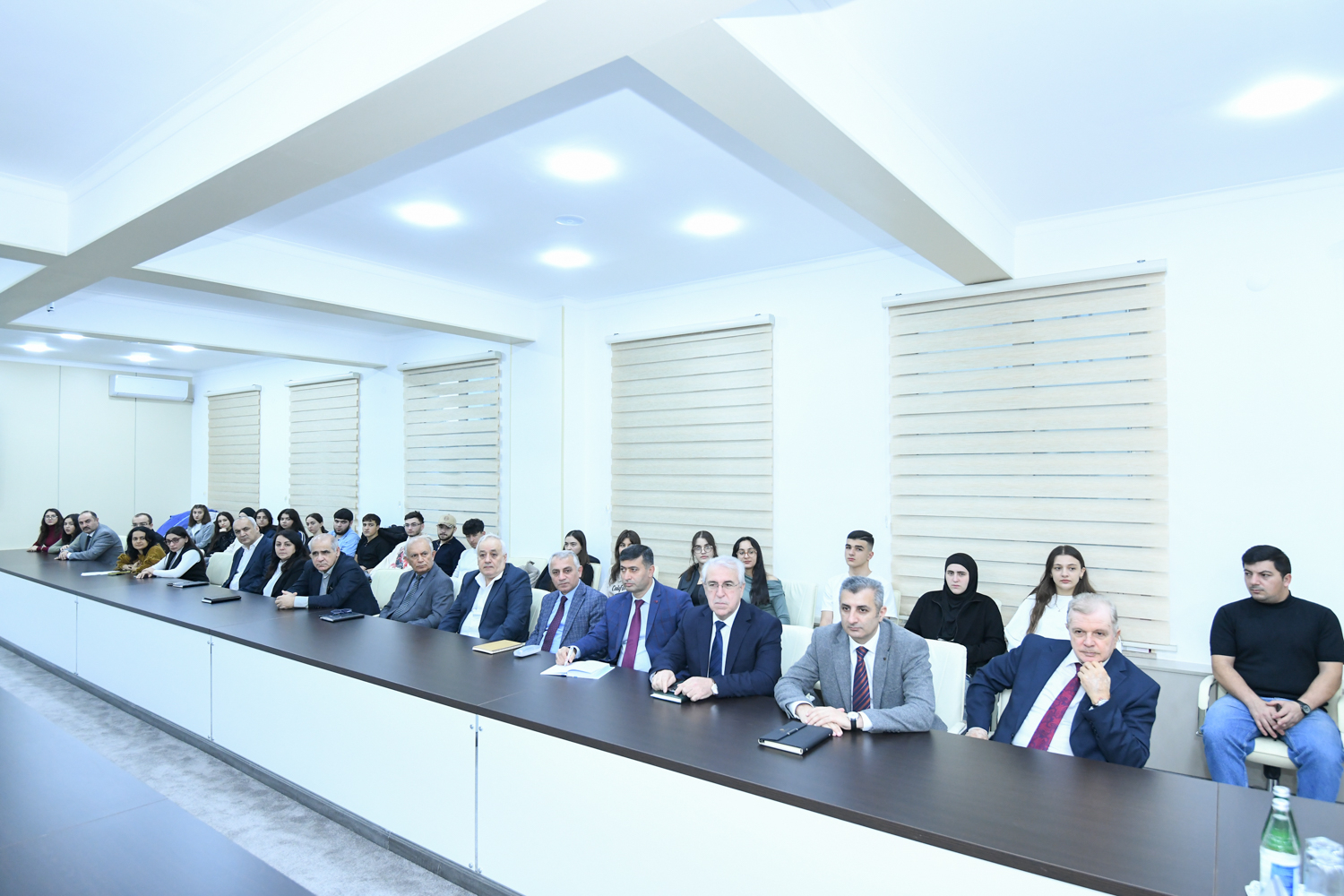 BMU-da dünyaşöhrətli alim Məsud Əfəndiyevlə görüş keçirilib