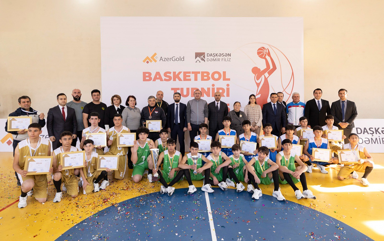 Daşkəsəndə məktəblilər arasında basketbol turniri keçirilib