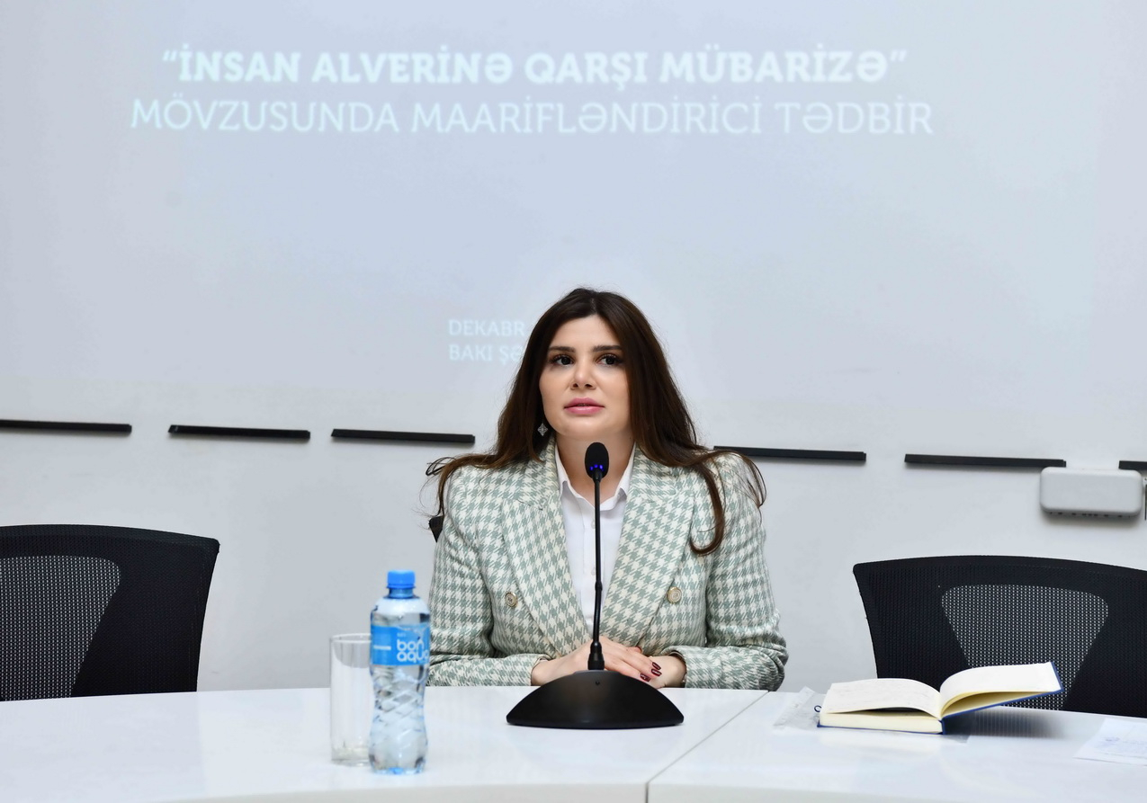 ADNSU-da insan alverinə qarşı mübarizə mövzusunda maarifləndirici tədbir keçirilib