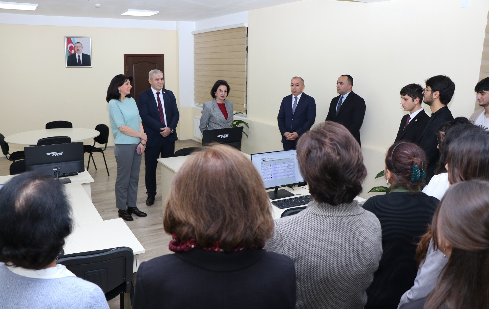 AzMİU-da elektron kitabxananın yeni oxu zalı istifadəyə verilib