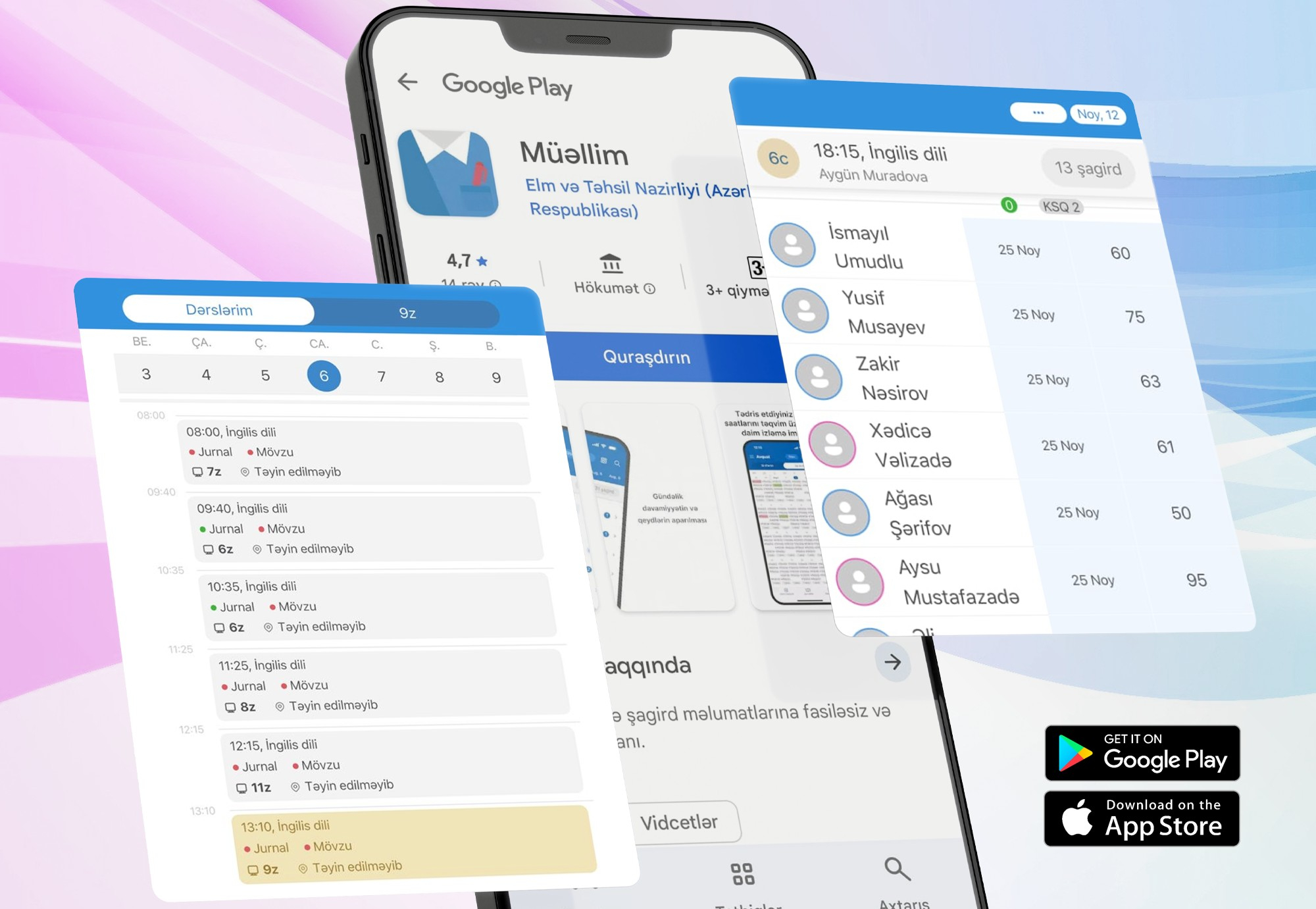 Müəllimlər üçün yeni mobil tətbiq istifadəyə verilib