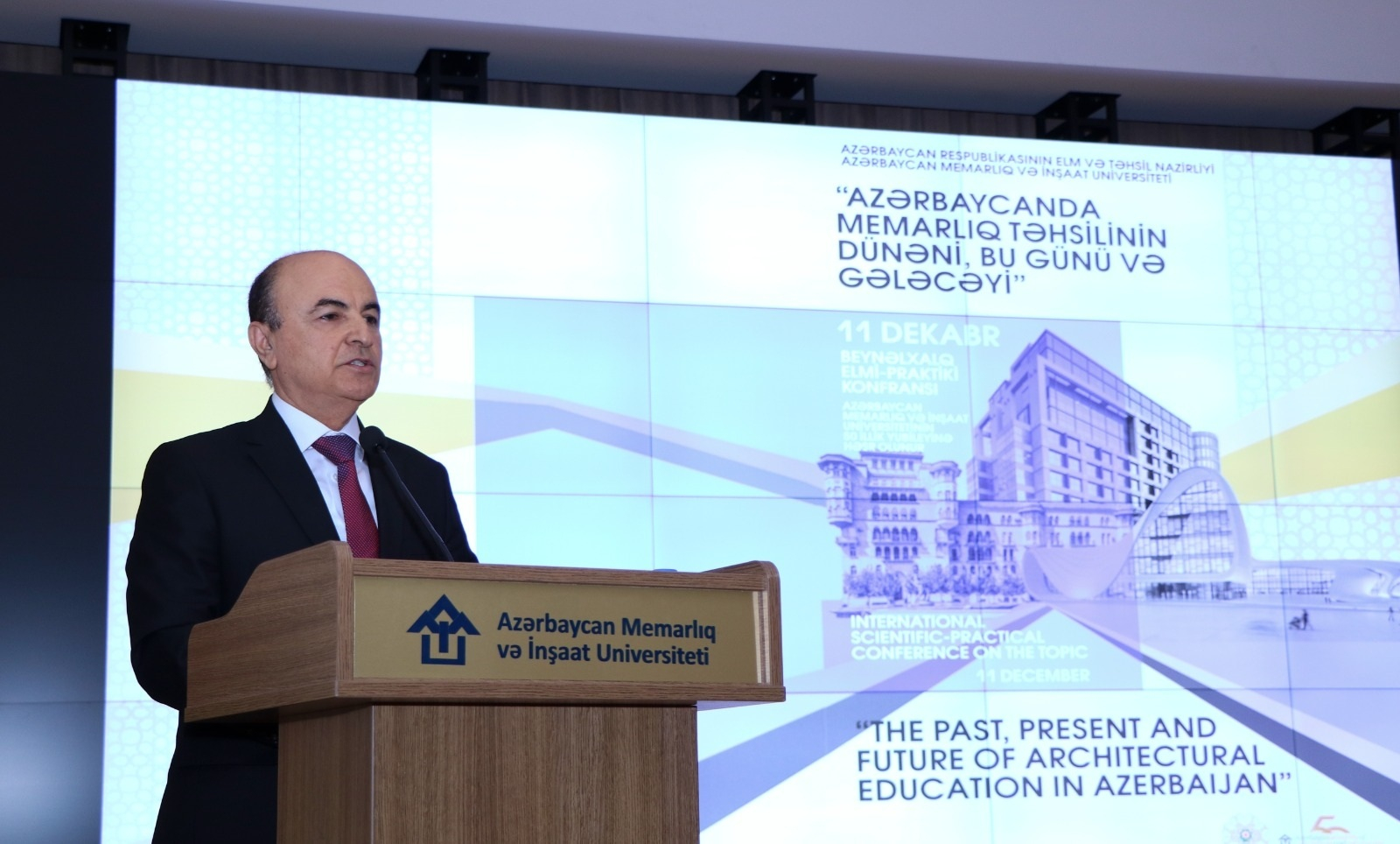 AzMİU-da “Azərbaycanda memarlıq təhsilinin dünəni, bu günü və gələcəyi” konfransı keçirilib