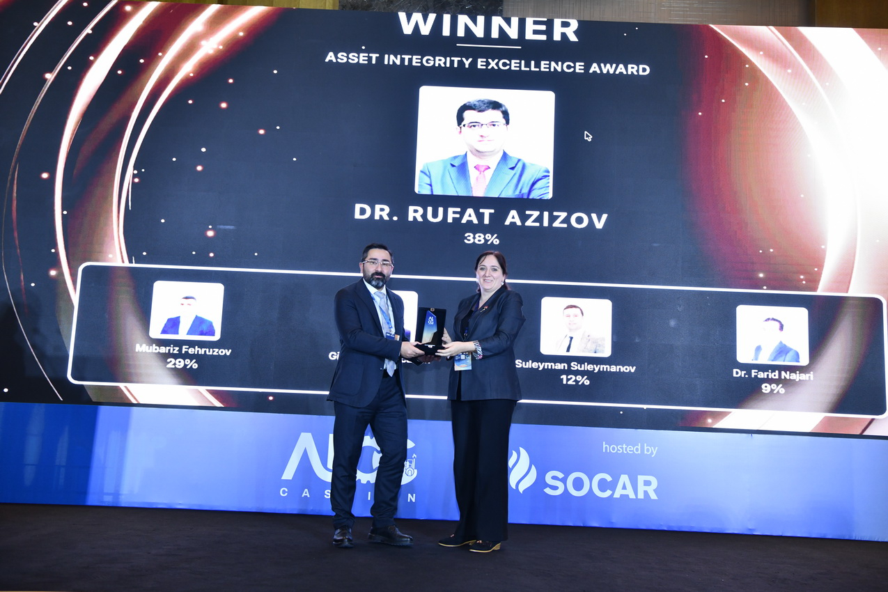 ADNSU-nun rektoru “AICC CASPIAN 2025”də “Mükəmməllik” mükafatına layiq görülüb