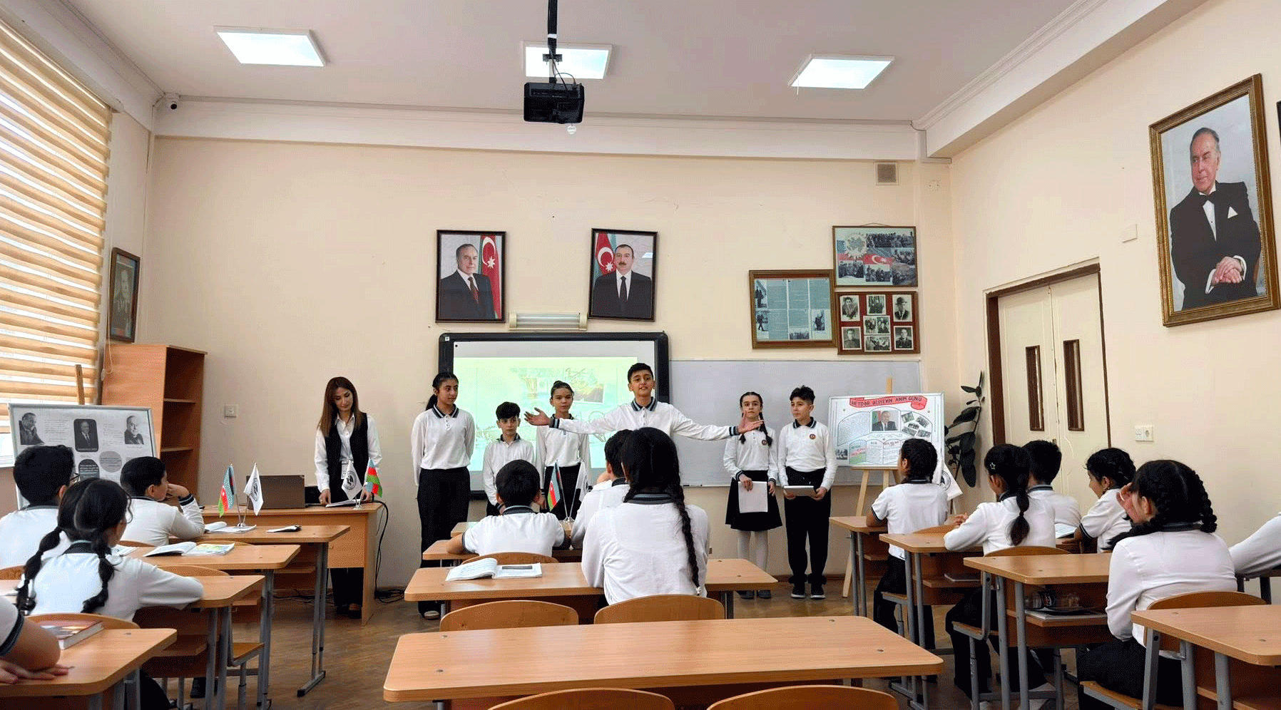 Məktəblərdə Heydər Əliyevin xatirəsinə həsr olunmuş tədbirlər keçirilib