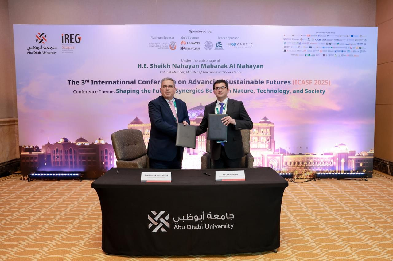 ADNSU-nun rektoru BƏƏ-də keçirilən III Beynəlxalq Konfransda çıxış edib