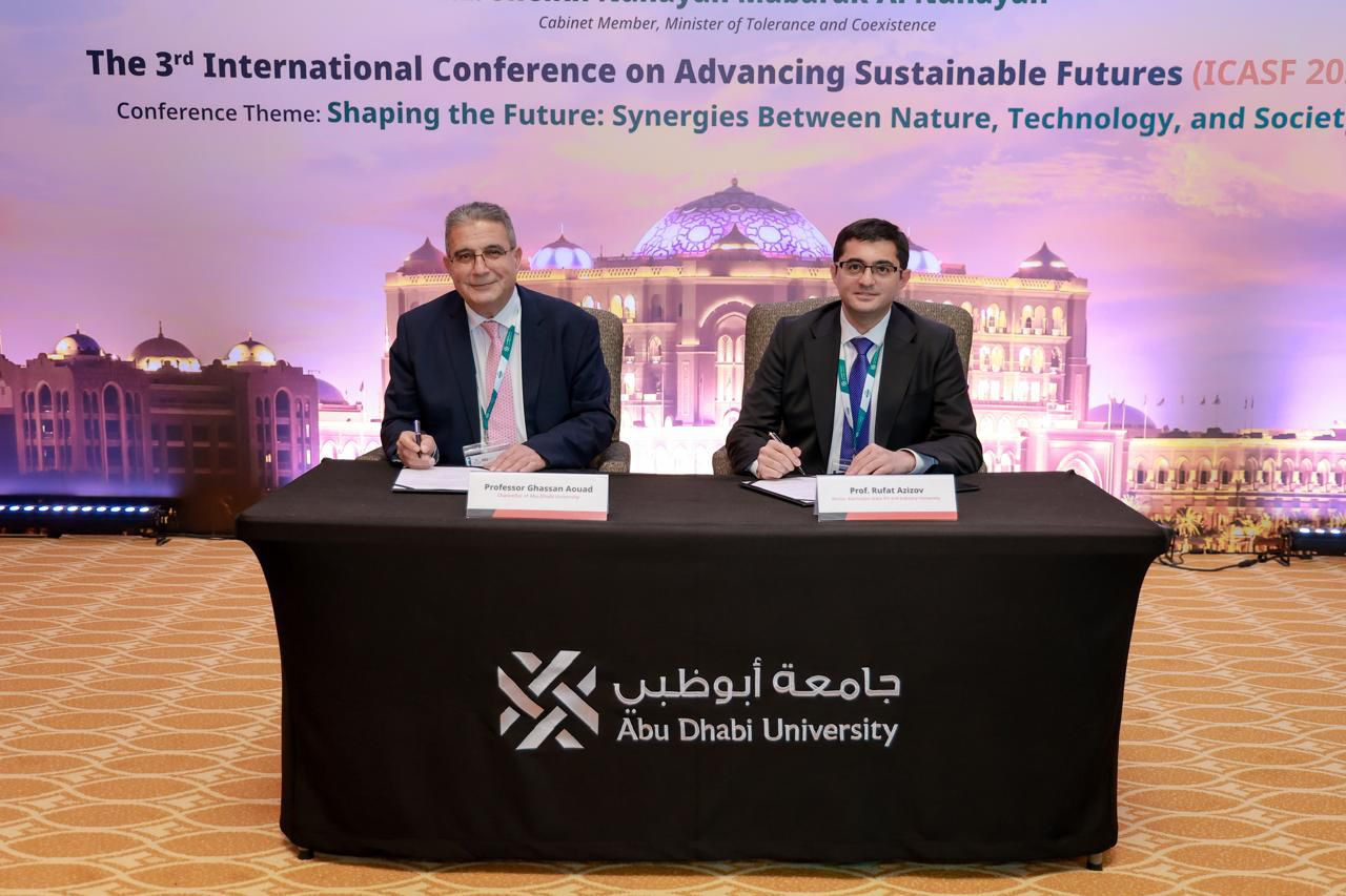 ADNSU-nun rektoru BƏƏ-də keçirilən III Beynəlxalq Konfransda çıxış edib