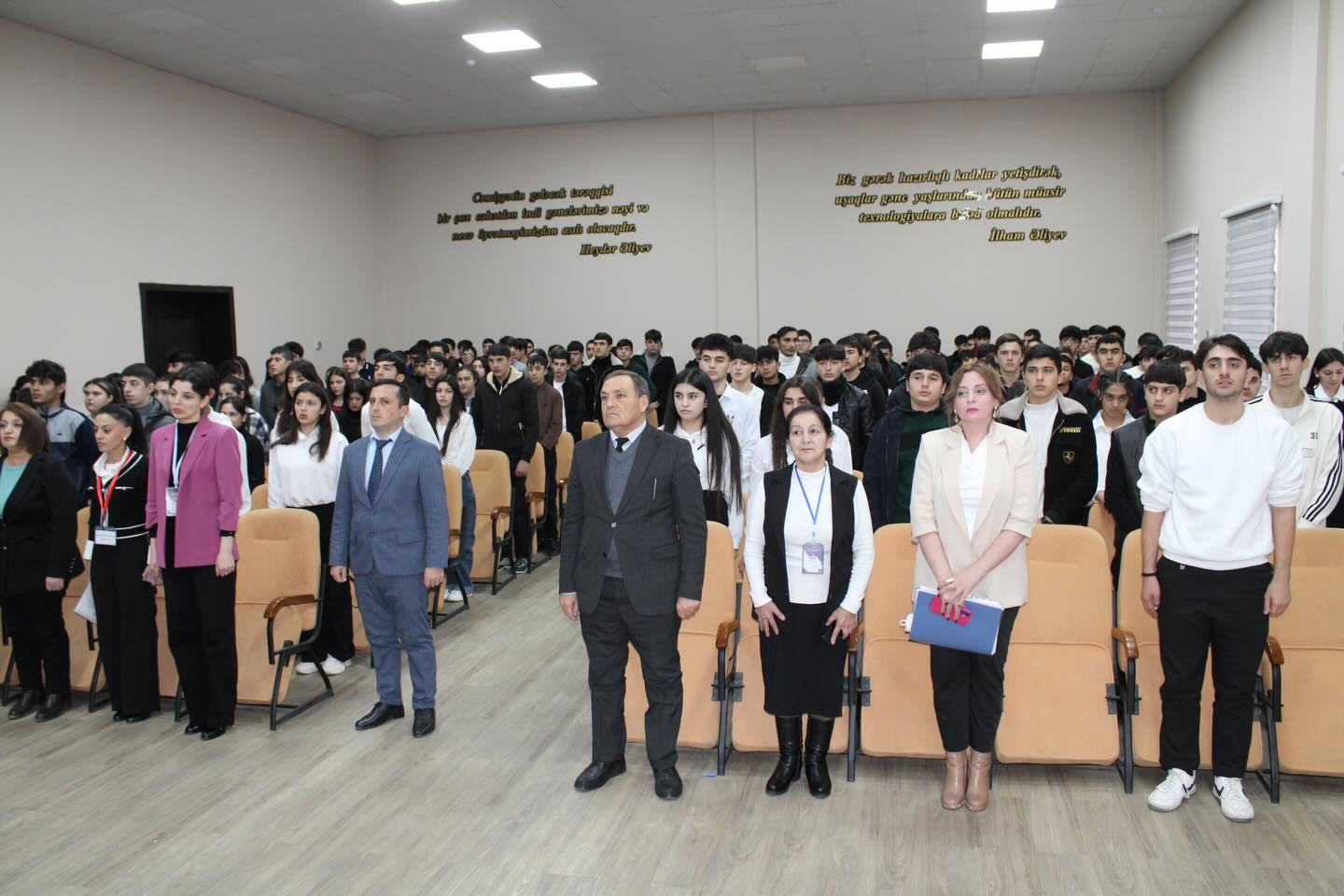 Qəbələ peşə mərkəzində  “Heydər Əliyevlə böyüyən gənclər” adlı tədbir keçirilib