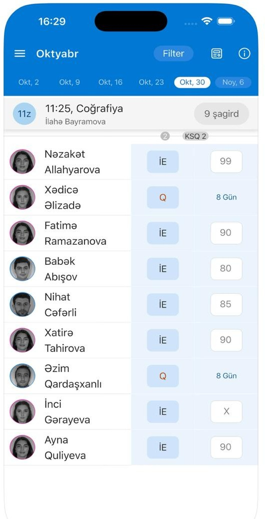 “Müəllim” mobil tətbiqindən necə istifadə olunur?