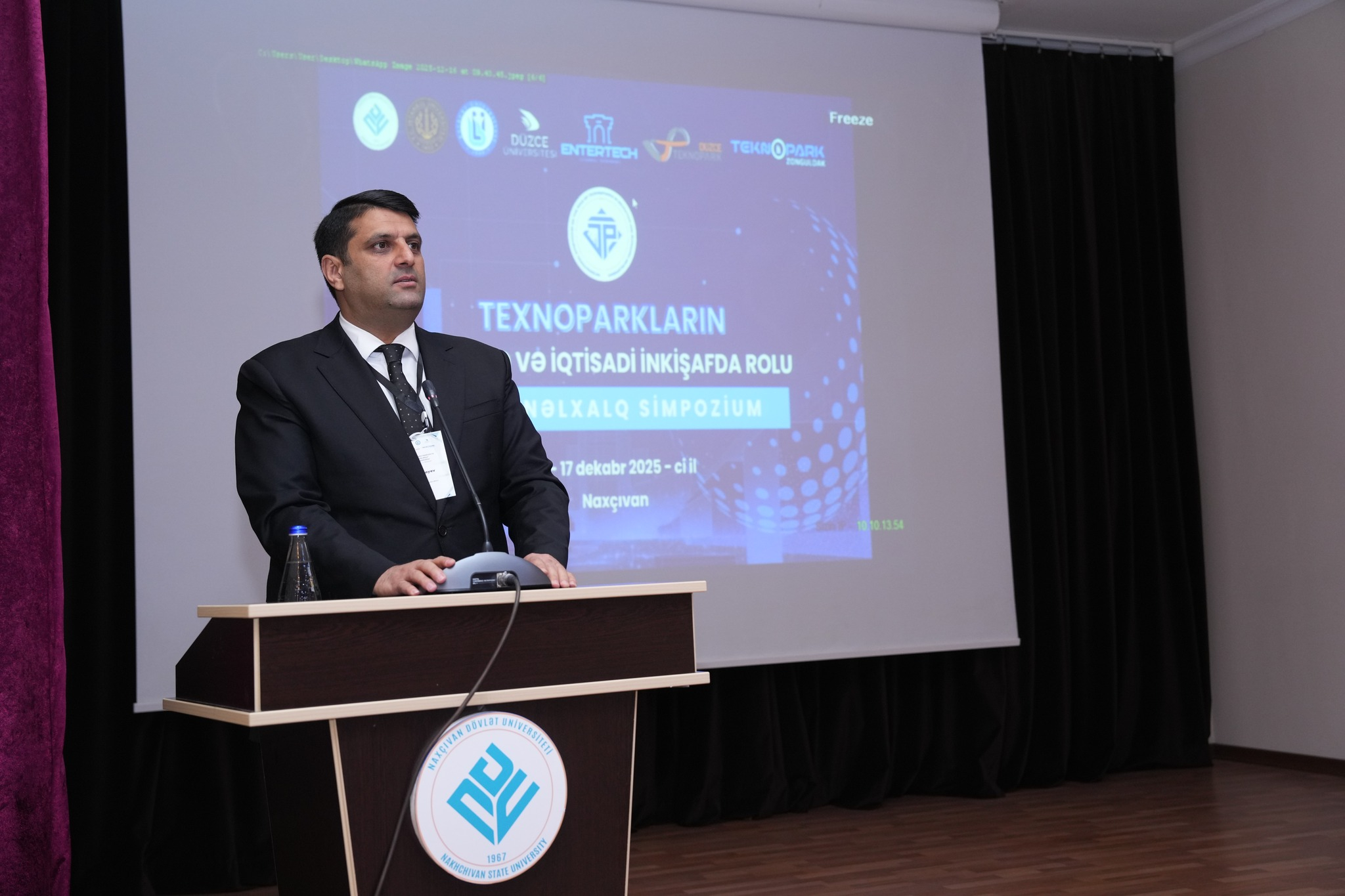 NDU-da “Texnoparkların təhsildə və iqtisadi inkişafda rolu” simpoziumu keçirilib