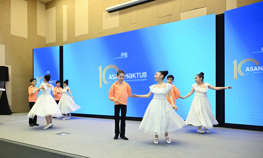 Leyla Əliyeva “ASAN Məktub” sosial proqramının 10 illiyinə həsr olunan tədbirdə iştirak edib