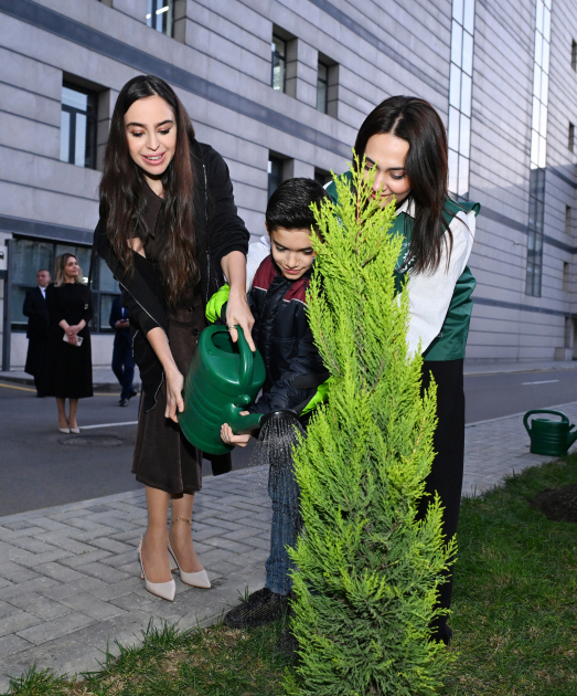 Leyla Əliyeva “ASAN Məktub” sosial proqramının 10 illiyinə həsr olunan tədbirdə iştirak edib