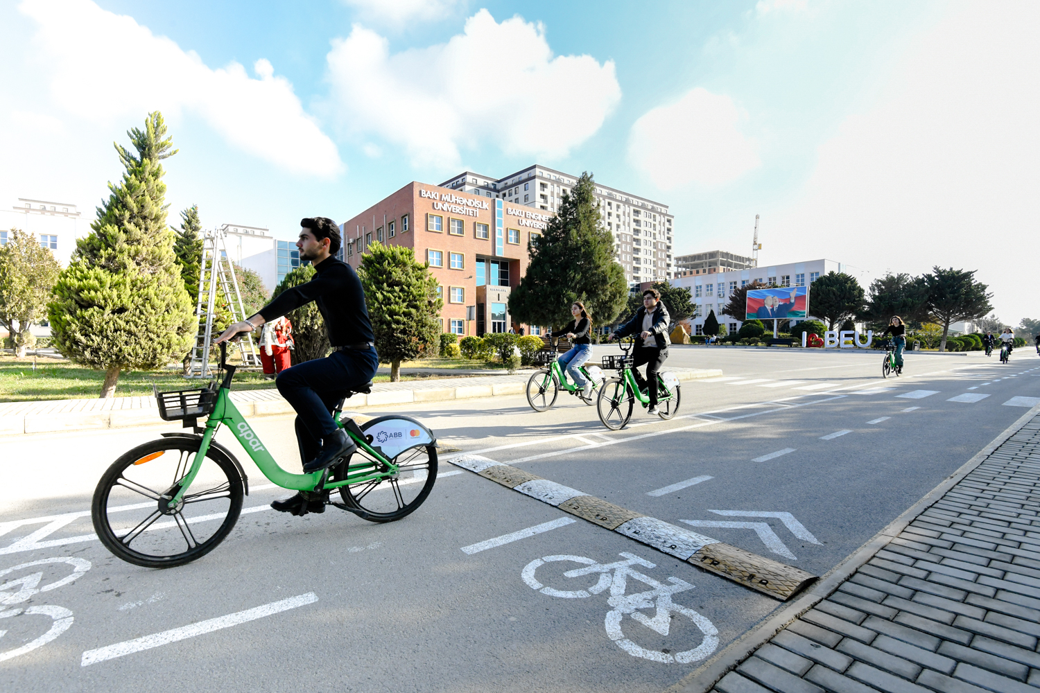 BMU kampusunda velosiped infrastrukturu istifadəyə verilib