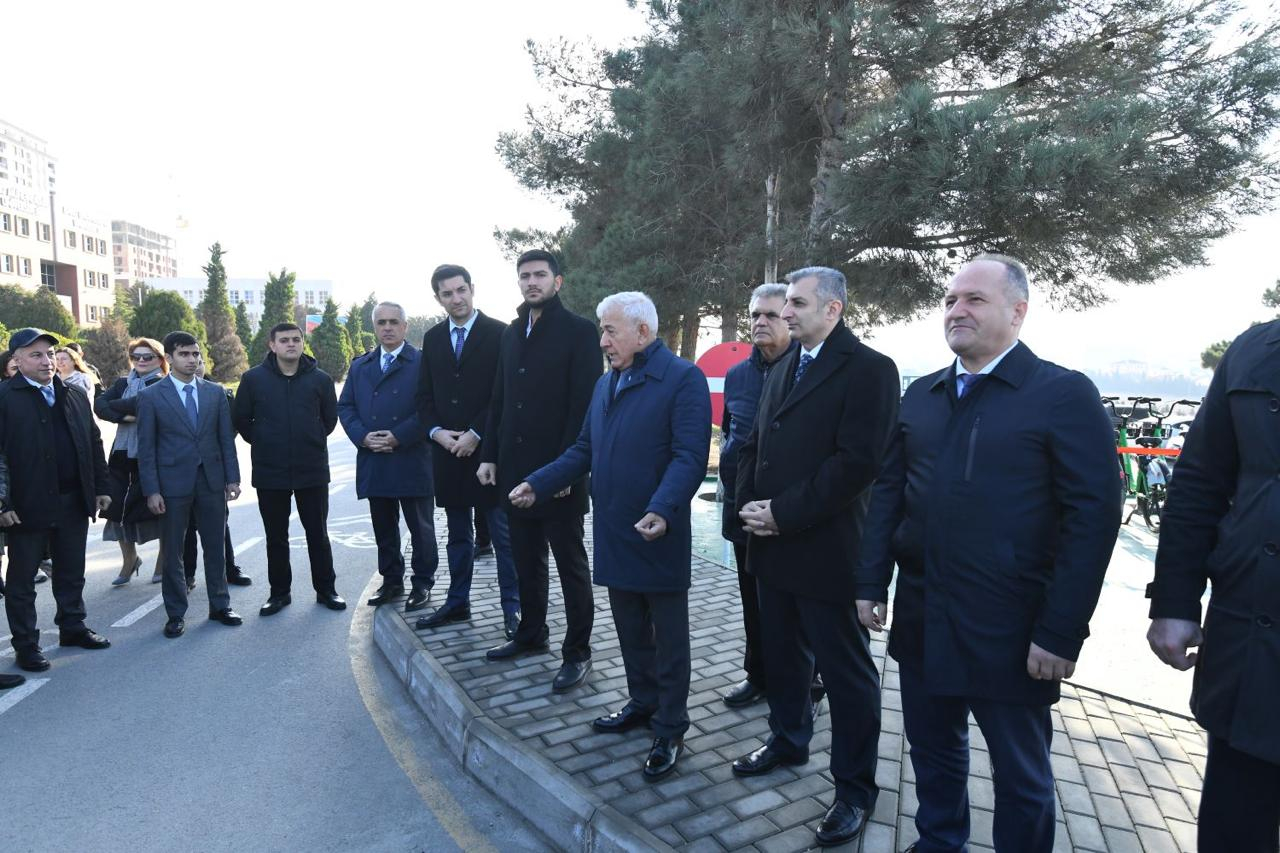 BMU kampusunda velosiped infrastrukturu istifadəyə verilib