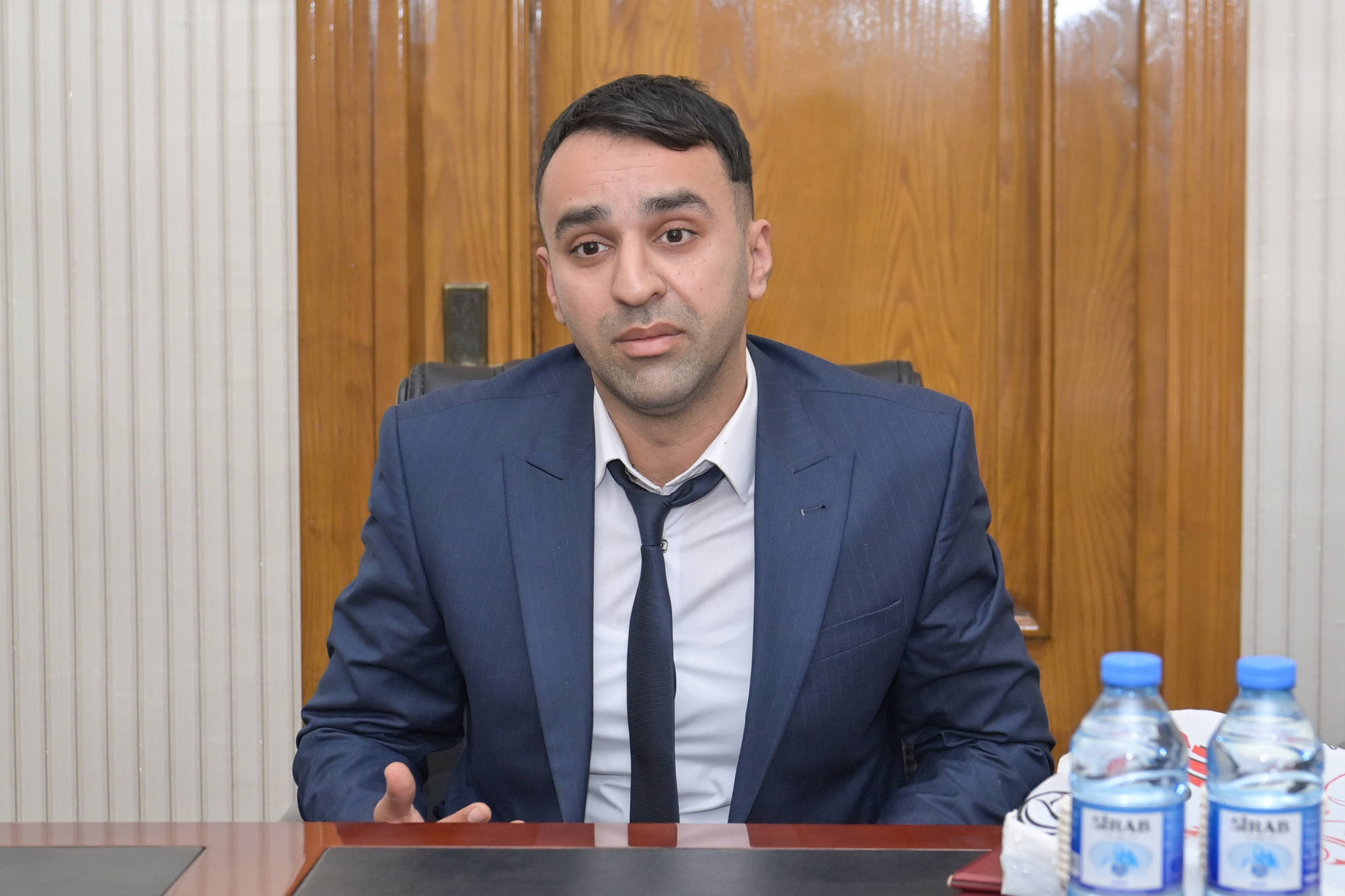 Emin Əmrullayev Ağcabədidə vətəndaşları qəbul edib