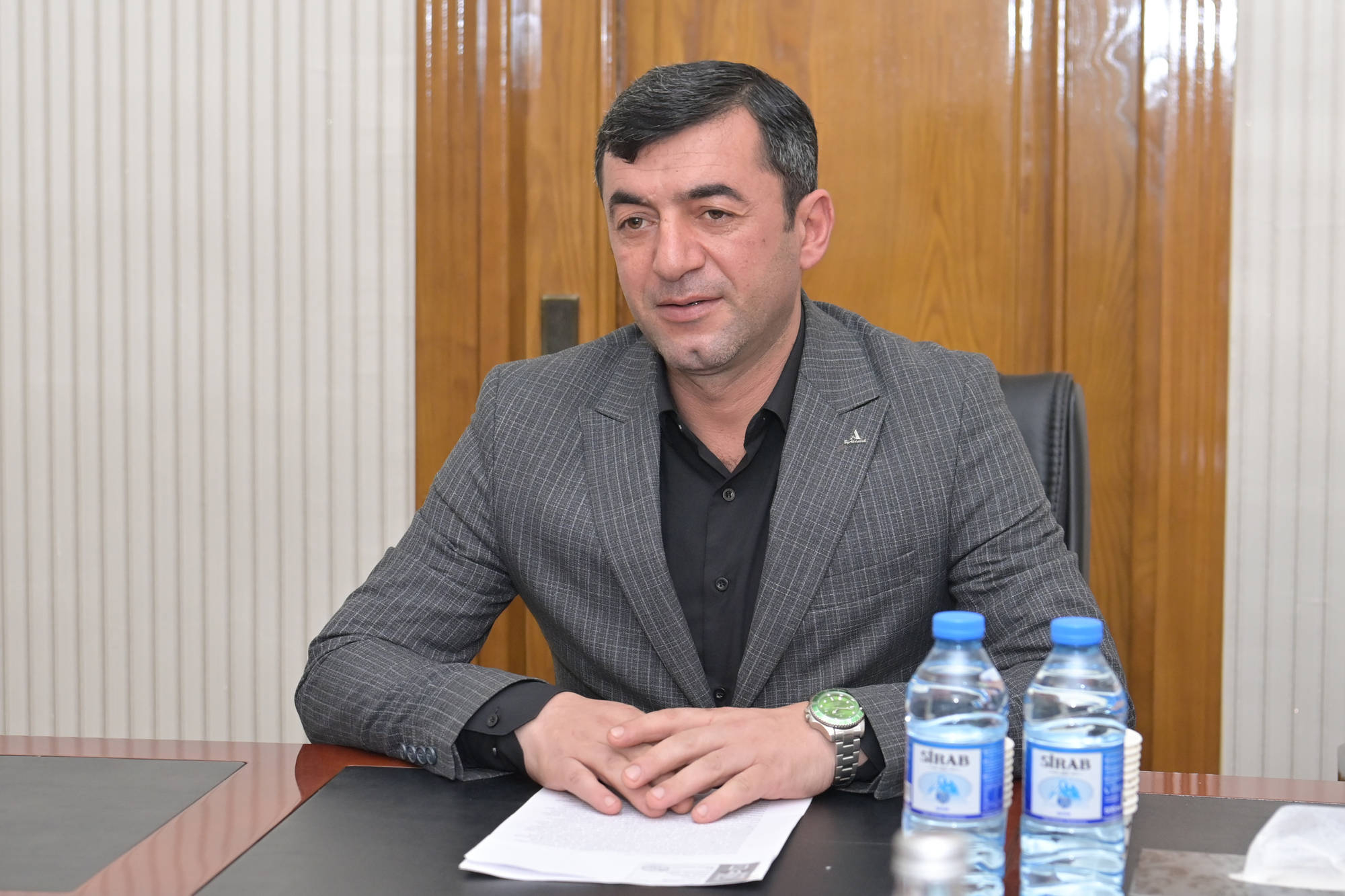 Emin Əmrullayev Ağcabədidə vətəndaşları qəbul edib