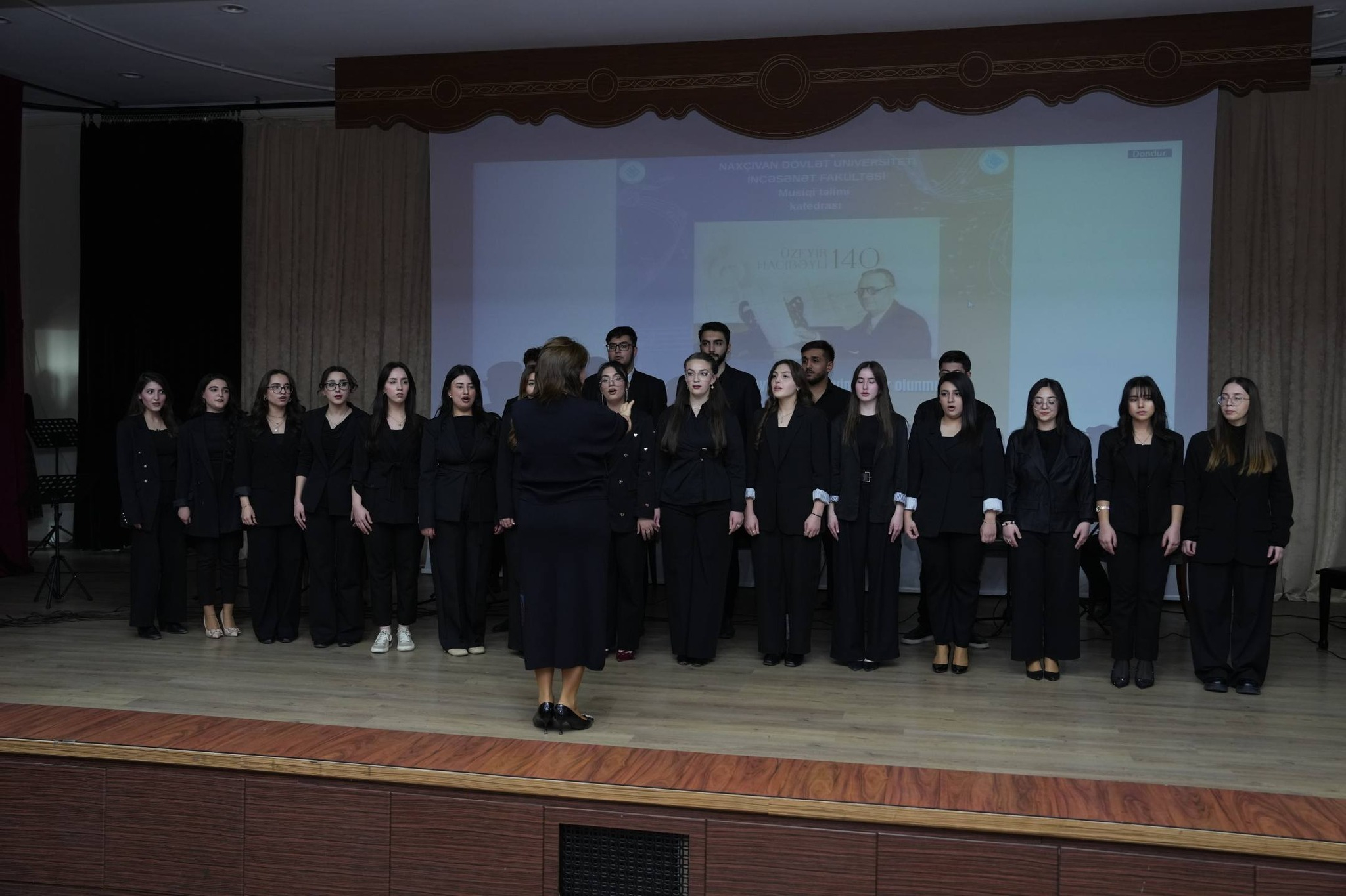 NDU-da Üzeyir Hacıbəylinin 140 illiyinə həsr olunmuş hesabat konserti keçirilib