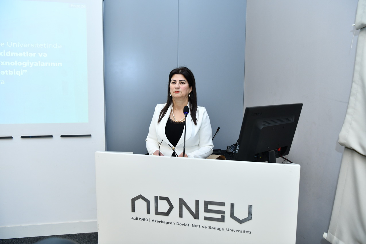 ADNSU-da innovativ xidmətlər və proqram təminatı mövzusunda infosessiya keçirilib