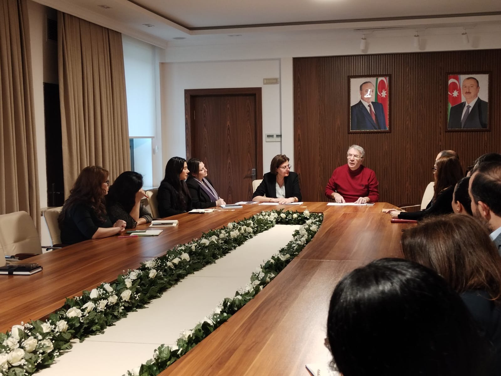 Humboldt mükafatına layiq görülmüş ilk azərbaycanlı alim AzMİU-da görüş keçirib