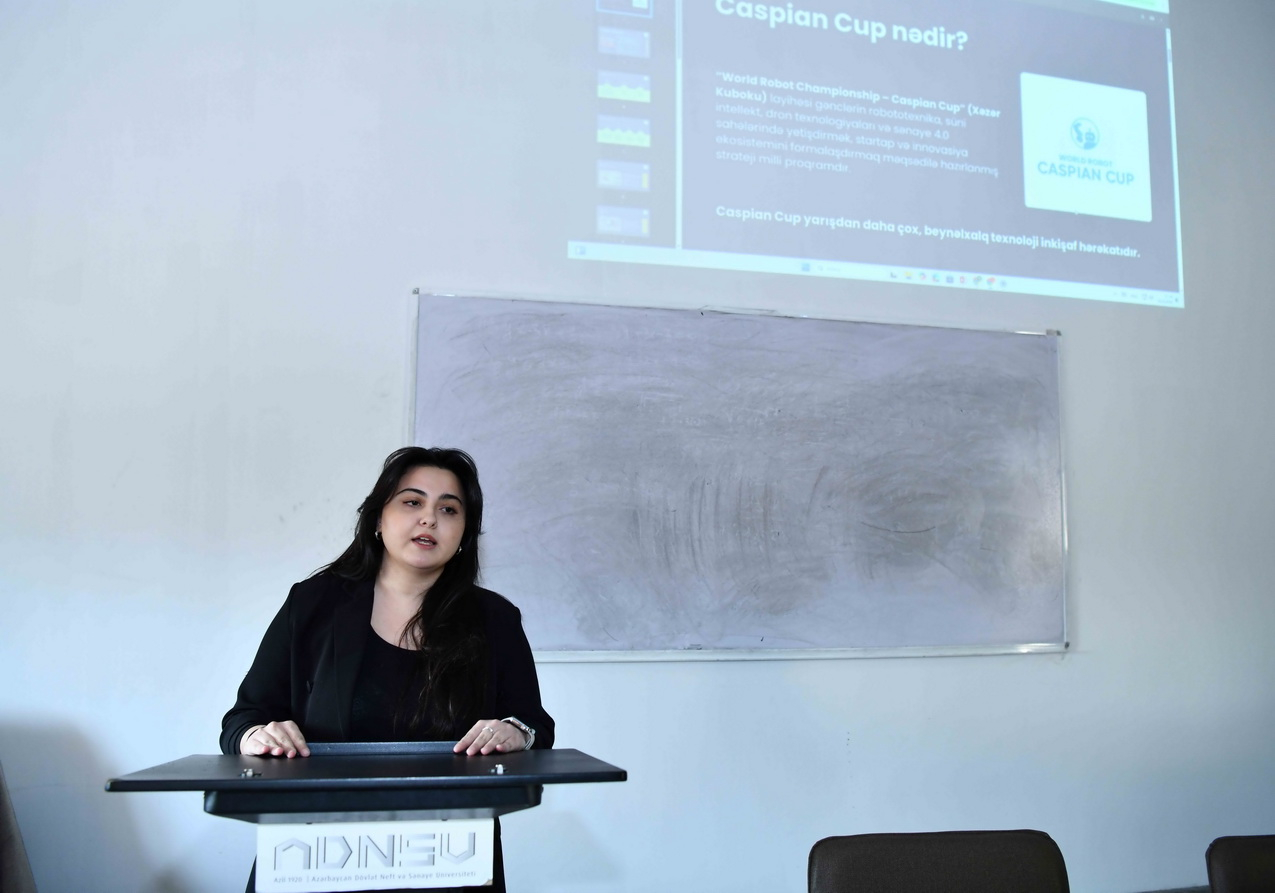 ADNSU-da “World Robot Caspian Cup 2026” haqqında infosessiya keçirilib