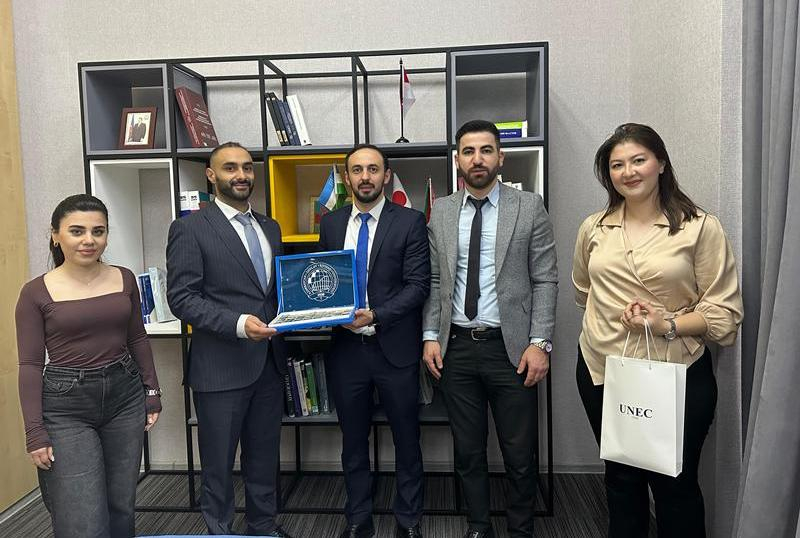 UNEC əməkdaşları Beynəlxalq Təhsil Mərkəzinin nümayəndələri ilə görüşüblər